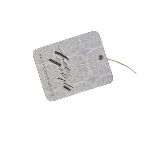 Free People Sonja Strapless Boho Mini Dress Aubergine Combo Size Medium NWT - Picture 8 of 8